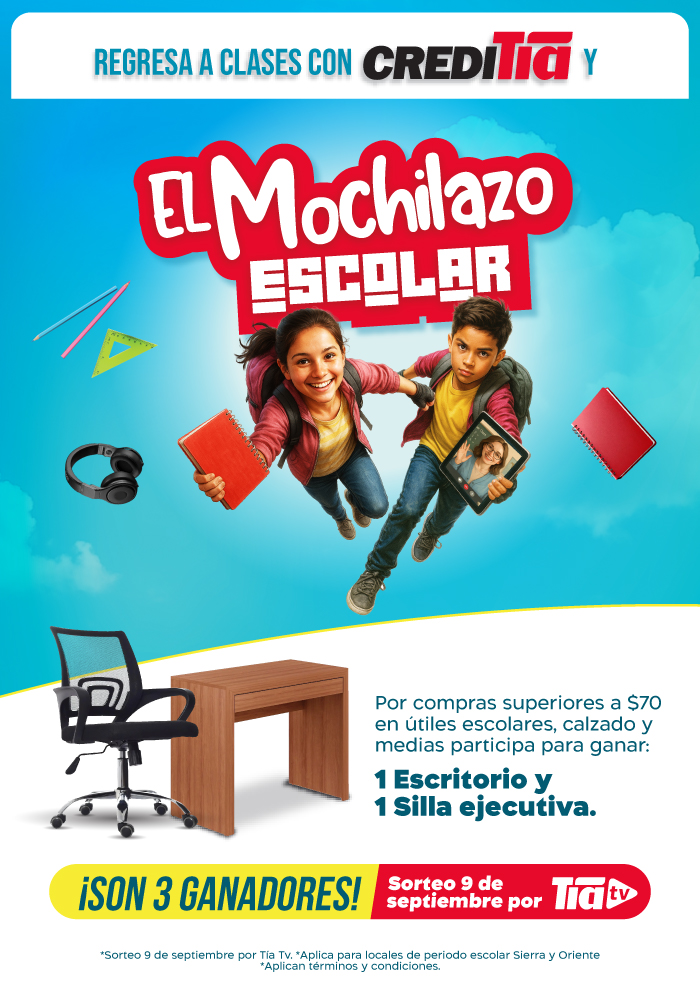 MOCHILASO ESCOLAR SIERRA CREDITIA
